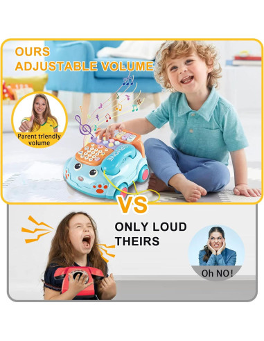 Teléfono de Juguete Musical para Bebés SHANTOU FANNI Azul