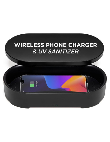 Caja Desinfectante UV-C y Cargador Inalámbrico Lexon OBLIO