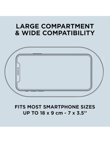 Caja Desinfectante UV-C y Cargador Inalámbrico Lexon OBLIO