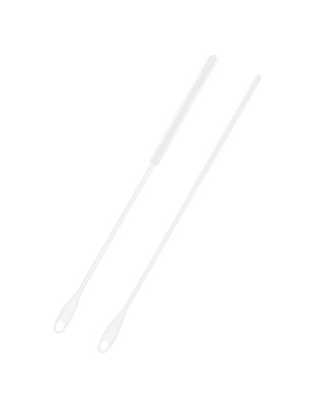 2 Cepillos de Silicona para Pajitas PEUTIER 6mm y 8mm