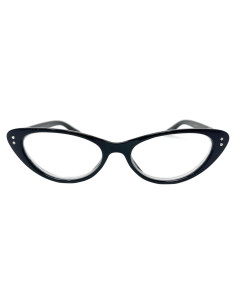 Gafas de Lectura Cat-Eye Audrey para Mujeres 2.25x - Negro Medianoche