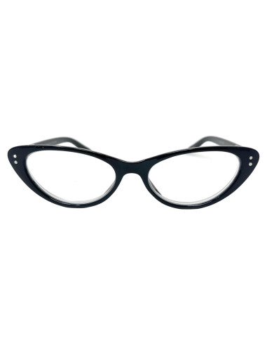 Gafas de Lectura Cat-Eye Audrey para Mujeres 2.25x - Negro Medianoche
