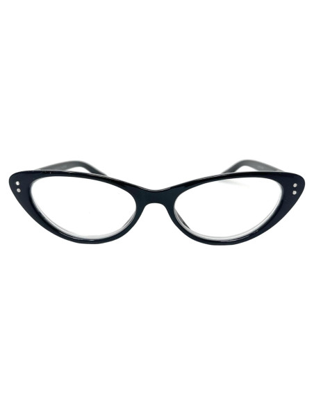Gafas de Lectura Cat-Eye Audrey para Mujeres 2.25x - Negro Medianoche