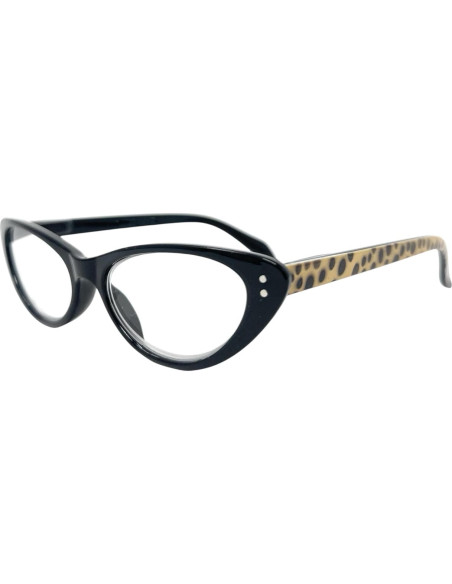 Gafas de Lectura Cat-Eye Audrey para Mujeres 2.25x - Negro Medianoche
