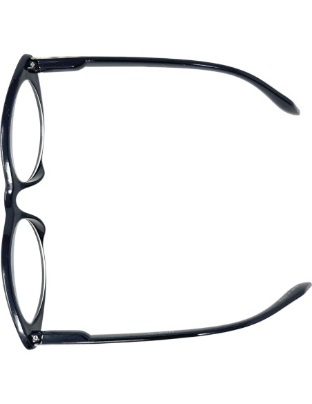 Gafas de Lectura Cat-Eye Audrey para Mujeres 2.25x - Negro Medianoche