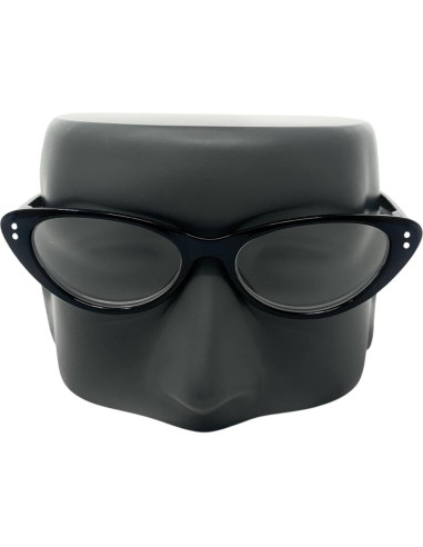 Gafas de Lectura Cat-Eye Audrey para Mujeres 2.25x - Negro Medianoche