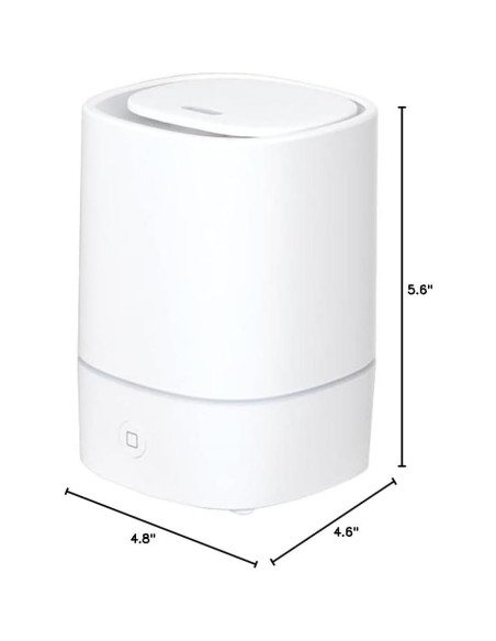 Difusor de Aroma Ultrasónico LED Pure Essential 150ml Blanco