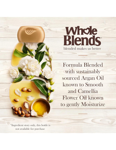 Acondicionador sin enjuague Garnier Whole Blends 150 ml - Aceite de Argán y Camelia