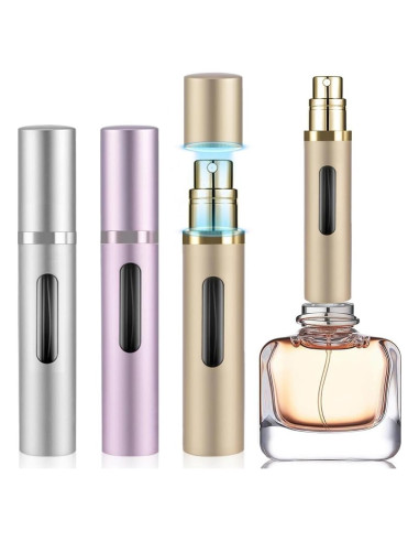 Atomizador de Perfume Rellenable DIOHIO 8ml A Prueba de Fugas