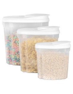 Contenedor de Almacenamiento de Alimentos Home Basics 3 Piezas