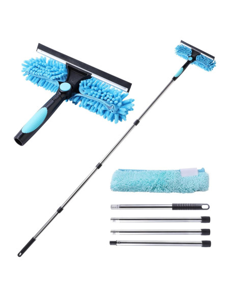 Limpiaparabrisas y Raspador 2-en-1 Yocada 165 cm Ajustable