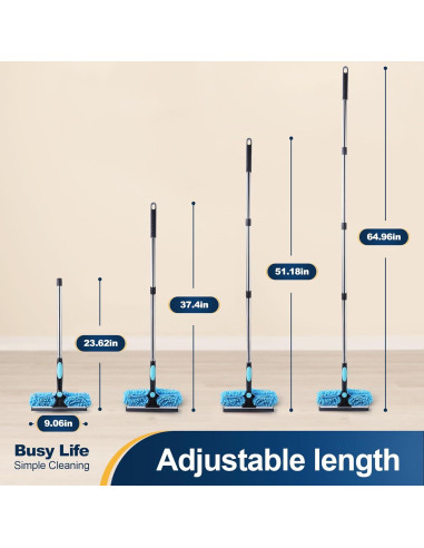 Limpiaparabrisas y Raspador 2-en-1 Yocada 165 cm Ajustable