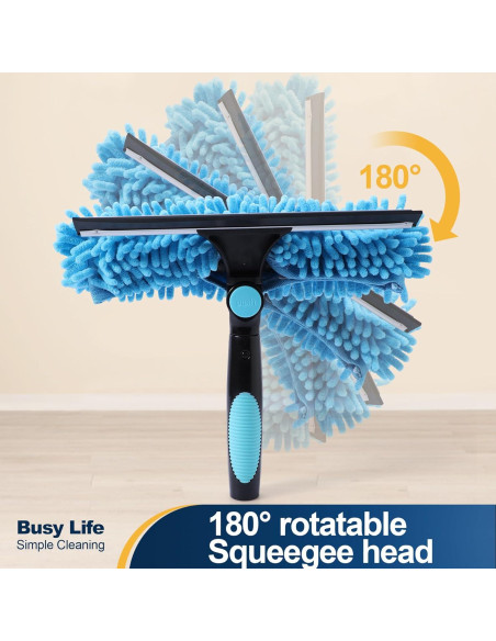 Limpiaparabrisas y Raspador 2-en-1 Yocada 165 cm Ajustable