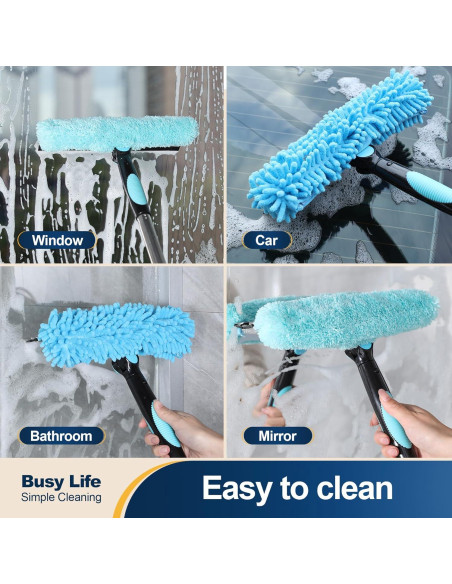 Limpiaparabrisas y Raspador 2-en-1 Yocada 165 cm Ajustable