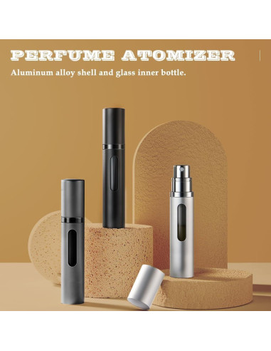 Atomizador de Perfume Rellenable DIOHIO 8ml A Prueba de Fugas