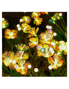Luces de Jardín Solar DooYard SwayingFlower 2pack IP65