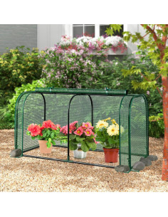 Invernadero Mini Portátil Happygrill 118x55x60 cm Verde 2