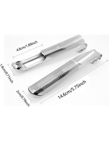 Infusor de Té VLZLQ de Acero Inoxidable con Gancho 14.5 cm