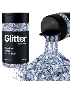 Purpurina Hemway Azul Azure 120g para Manualidades y Resina