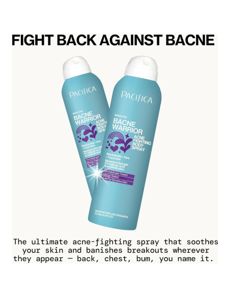 Spray Corporal Aclarador Bacne Pacifica - 2% Ácido Salicílico