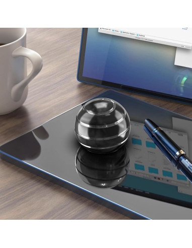 Juguete Cinético Antiestrés Kryfa para Escritorio Negro 3.99 cm