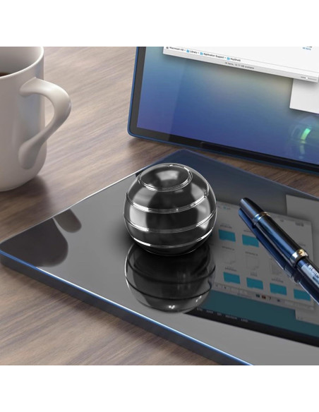 Juguete Cinético Antiestrés Kryfa para Escritorio Negro 3.99 cm