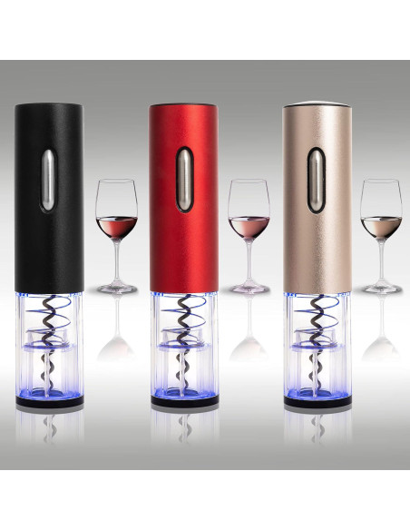 Juego de Abridor de Vino Eléctrico Moss & Stone con Accesorios