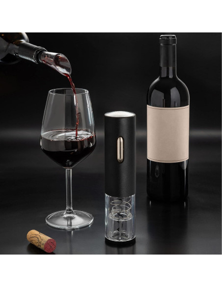 Juego de Abridor de Vino Eléctrico Moss & Stone con Accesorios