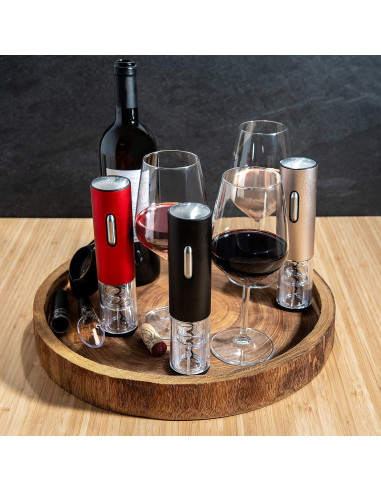 Juego de Abridor de Vino Eléctrico Moss & Stone con Accesorios
