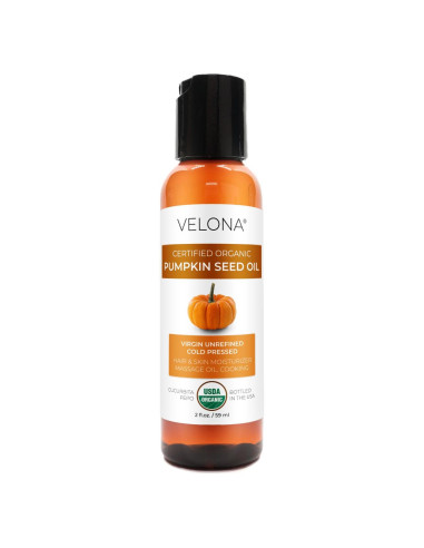 Aceite de Semilla de Calabaza Velona 60 ml Orgánico Prensado en Frío