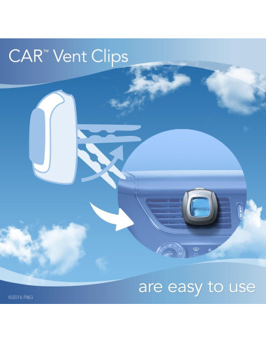 Febreze Ambientador para Auto Clip Ventilación 1.77ml