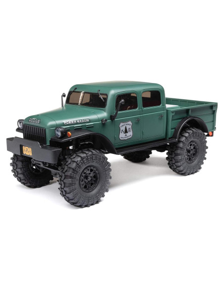 Camión RC Axial SCX24 Dodge Power Wagon Verde 1/24 RTR