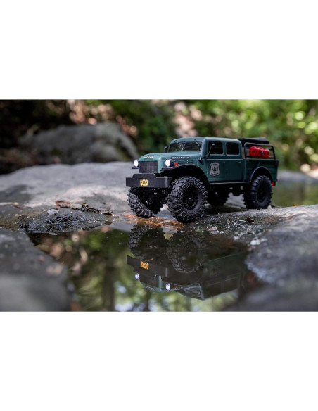 Camión RC Axial SCX24 Dodge Power Wagon Verde 1/24 RTR