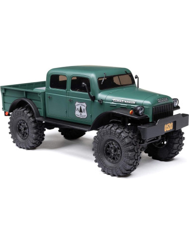 Camión RC Axial SCX24 Dodge Power Wagon Verde 1/24 RTR