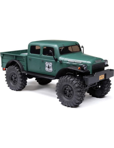 Camión RC Axial SCX24 Dodge Power Wagon Verde 1/24 RTR