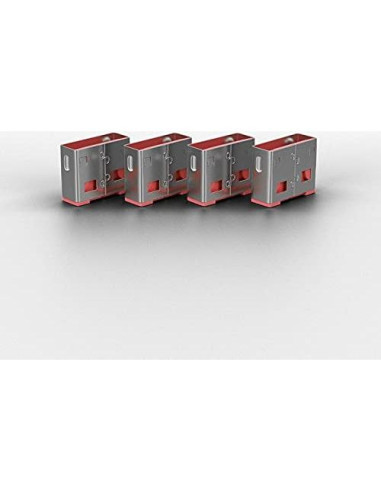 Bloqueador de Puerto USB Lindy 40460 - Paquete de 10 Rosa