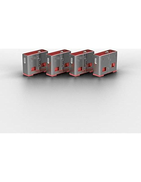 Bloqueador de Puerto USB Lindy 40460 - Paquete de 10 Rosa