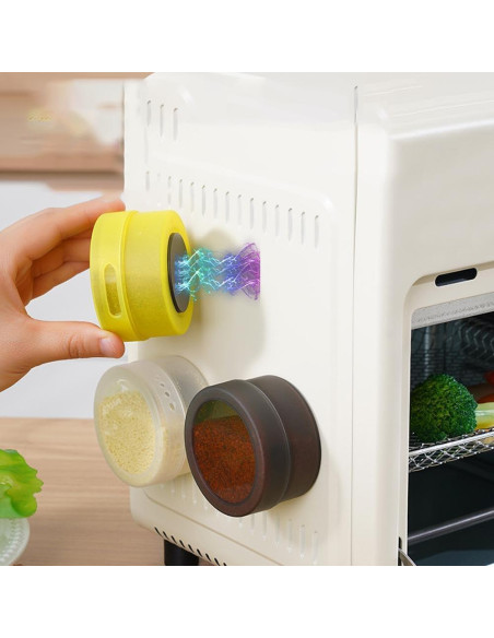 Latas Magnéticas para Especias SHAPERME 4 Piezas Acero Inoxidable