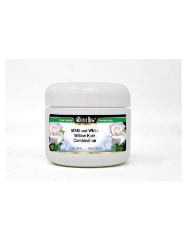 Crema Bianca Rosa de MSM y Corteza de Sauce Blanco 100 g
