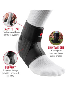 Faja de Tobillo McDavid Phantom Sin Cordones para Deportes 2