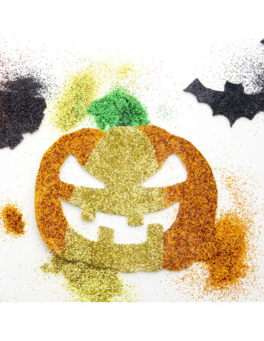 Polvo Brillante BAZIC 18g Color Negro para Manualidades