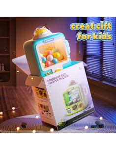 Máquina expendedora Skirfy Mini Juguetes 12 borradores Azul 2