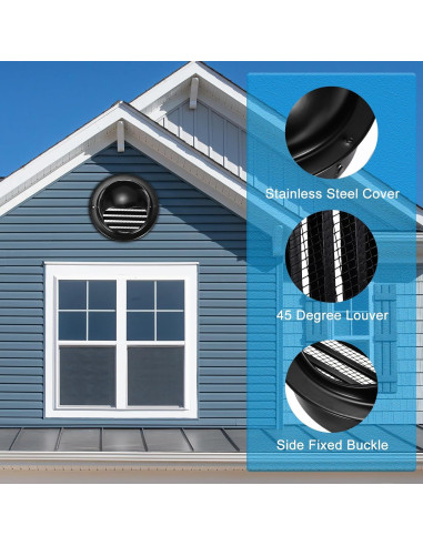 Tapa de Ventilación Redonda PATIKIL 3 Pulgadas Acero Inoxidable