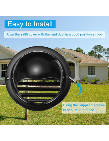 Tapa de Ventilación Redonda PATIKIL 3 Pulgadas Acero Inoxidable