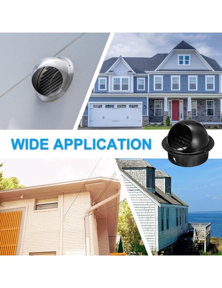 Tapa de Ventilación Redonda PATIKIL 3 Pulgadas Acero Inoxidable