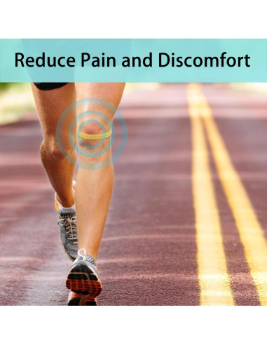 Soporte de Tendón Patelar Ovnshery - Faja Rodilla Beige (2 Pzs)