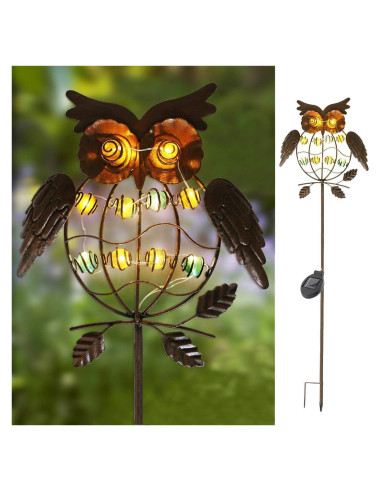 Luz Solar de Jardín TAKE ME LED Bronce 97 cm Decorativa