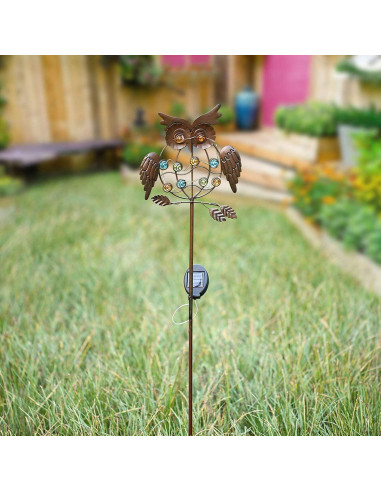 Luz Solar de Jardín TAKE ME LED Bronce 97 cm Decorativa