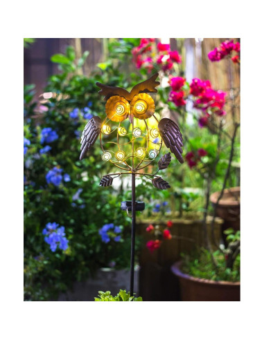 Luz Solar de Jardín TAKE ME LED Bronce 97 cm Decorativa