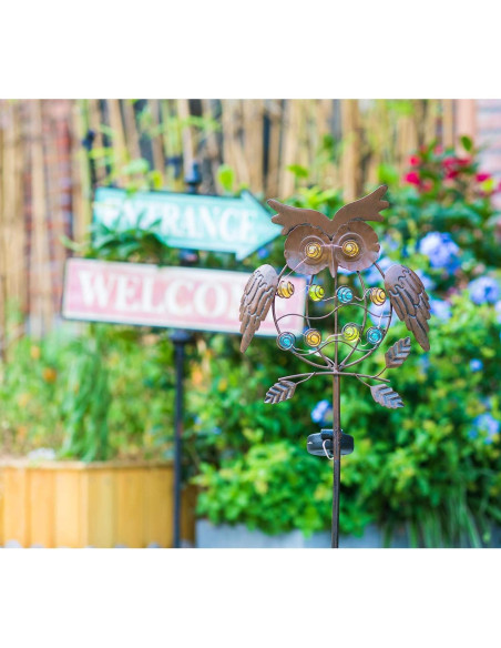 Luz Solar de Jardín TAKE ME LED Bronce 97 cm Decorativa